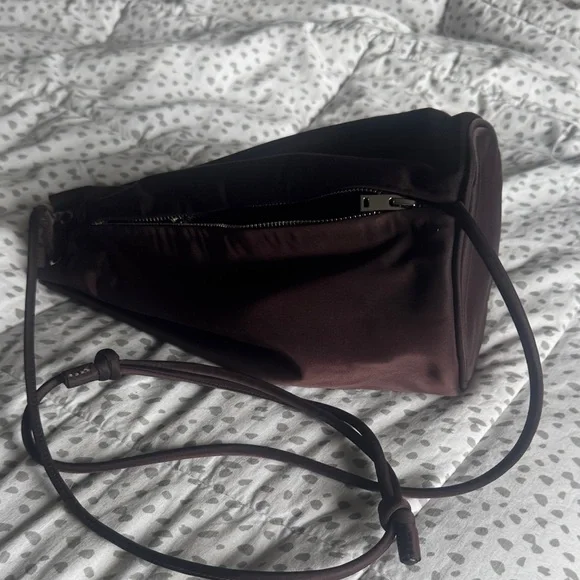 COS Brown Drawstring Crossbody Bag - Picture 3 of 4